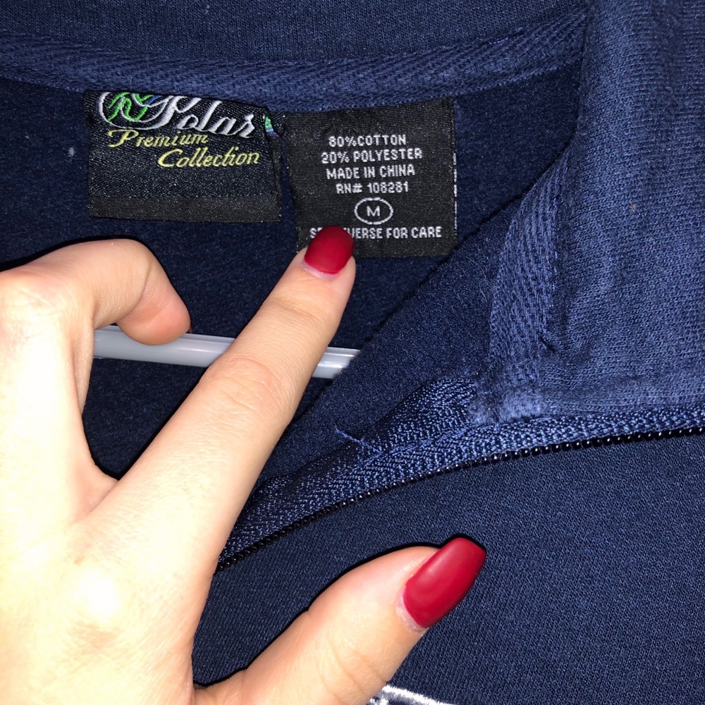 Quarter zip sweatshirt